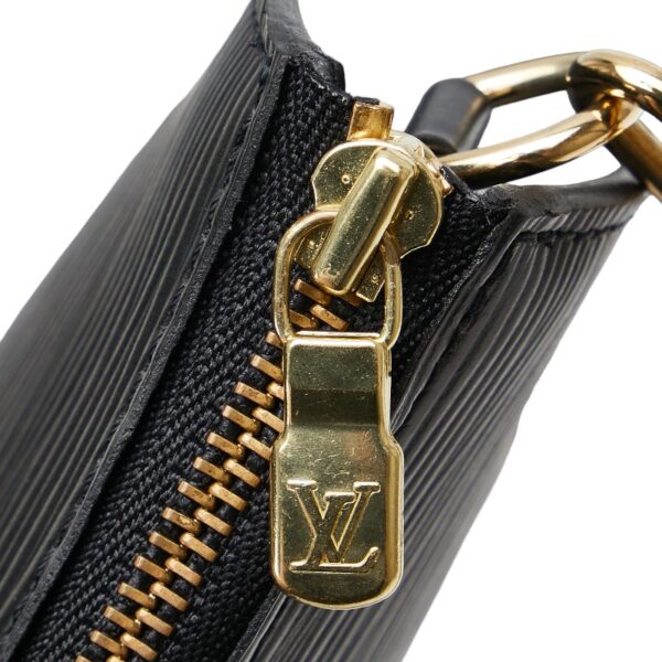 1 0165789 6 Louis Vuitton Epi Pochette Accessory Pouch Noir