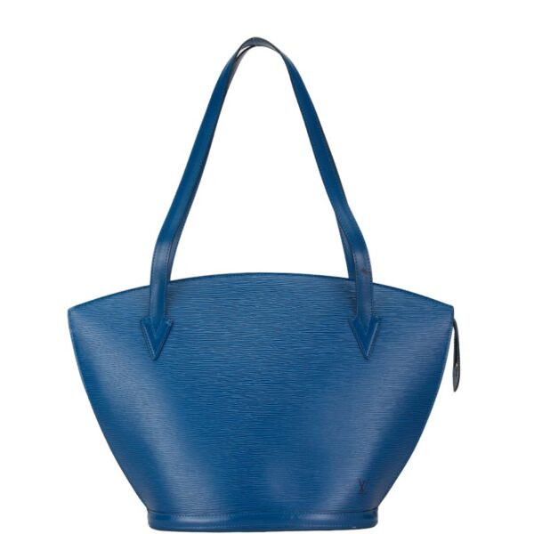 1 0165794 1 Louis Vuitton Epi Saint Jacques Shopping Tote Bag Toledo Blue