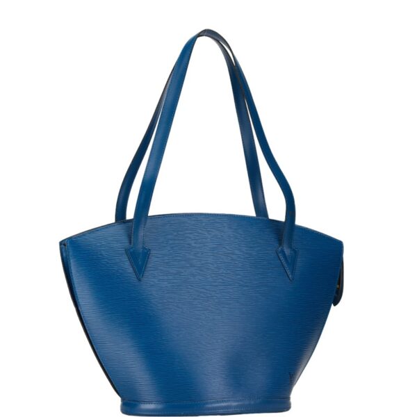 1 0165794 2 Louis Vuitton Epi Saint Jacques Shopping Tote Bag Toledo Blue