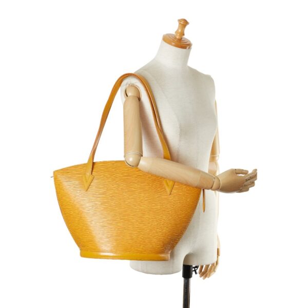 1 0165795 12 Louis Vuitton Epi Saint Jacques Shopping Tote Bag Tassili Yellow