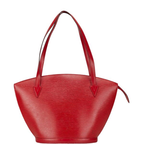 1 0165853 1 Louis Vuitton Epi Saint Jacques Shopping Tote Bag Castilian Red