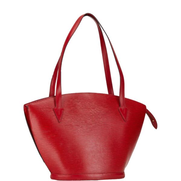 1 0165853 2 Louis Vuitton Epi Saint Jacques Shopping Tote Bag Castilian Red