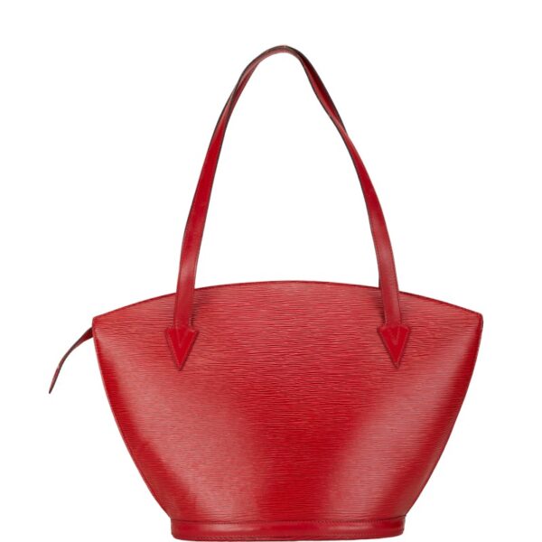 1 0165853 3 Louis Vuitton Epi Saint Jacques Shopping Tote Bag Castilian Red