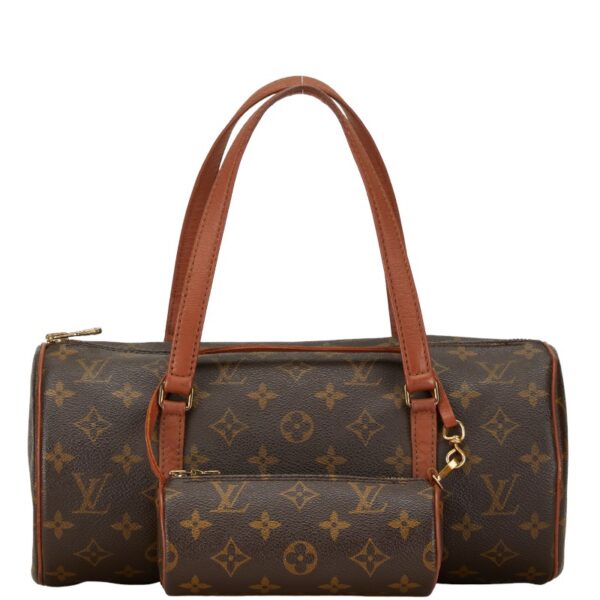 1 0165864 1 Louis Vuitton Monogram Papillon 30 Handbag Brown