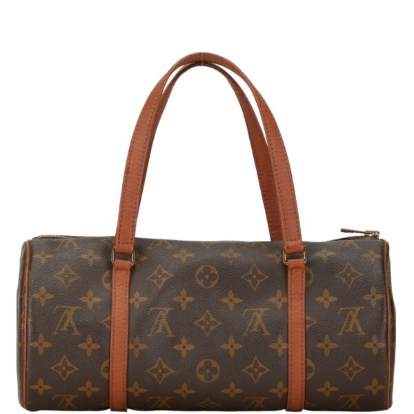 1 0165864 4 Louis Vuitton Monogram Papillon 30 Handbag Brown