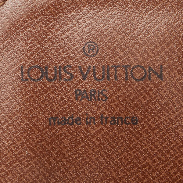 1 0165865 9 Louis Vuitton Monogram Cartesier MM Crossbody Shoulder Bag Brown