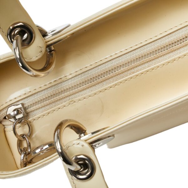 1 0165880 6 Dior Dior Shoulder Bag 2Way Enamel Beige