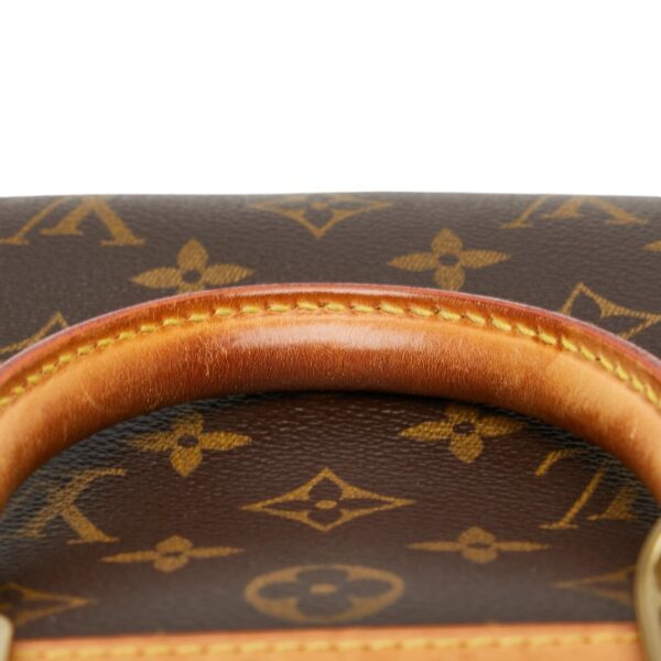 1 0166899 5 Louis Vuitton Monogram Trouville Handbag Brown