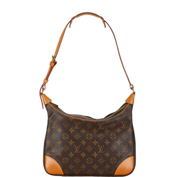 1 0166939 1 Louis Vuitton Monogram Boulogne 30 Shoulder Bag Brown