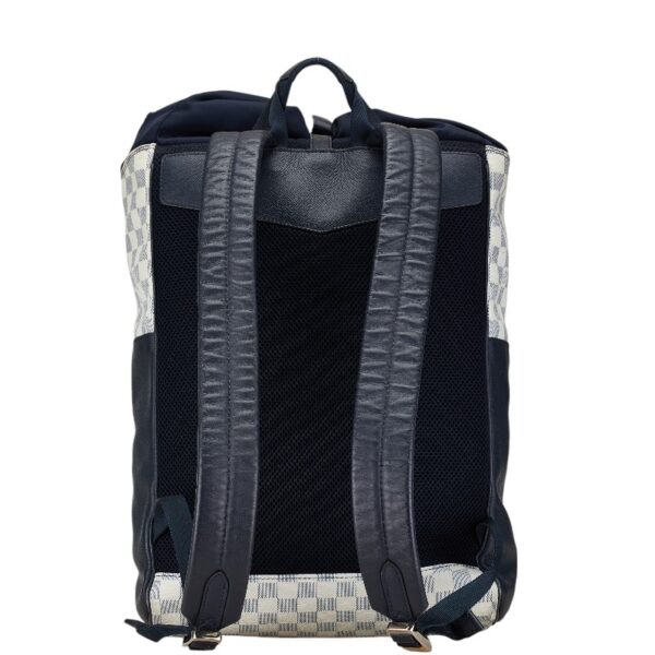 1 0166943 3 Louis Vuitton Damier Coast Match Point Rucksack Blue White