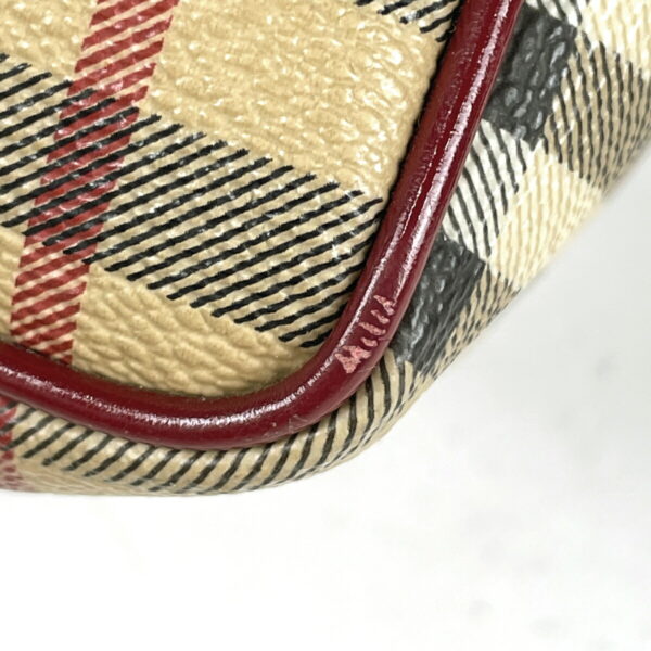 1000035772018 12 Burberry Plaid Nova Check Crossbody Shoulder Bag Beige Red