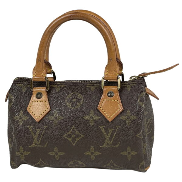 1000036362928 11 Louis Vuitton Mini Speedy Handbag Monogram Brown