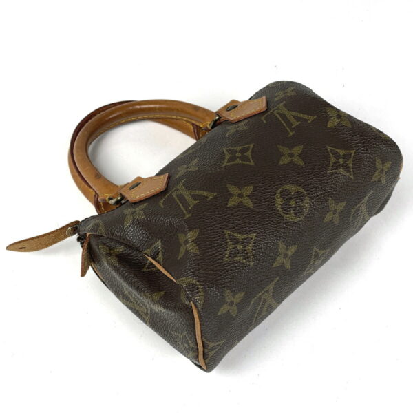 1000036362928 12 Louis Vuitton Mini Speedy Handbag Monogram Brown