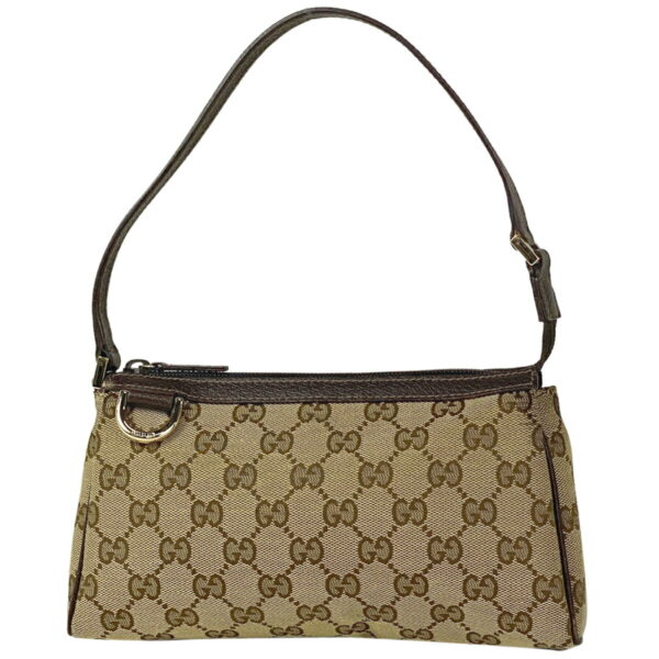 1000037068522 11 Gucci GG Pattern Abby Shoulder Bag GG Canvas Brown