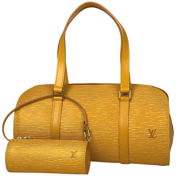 1000037170775 11 Louis Vuitton Soufflot Tubular Handbag Epi Tassili Yellow