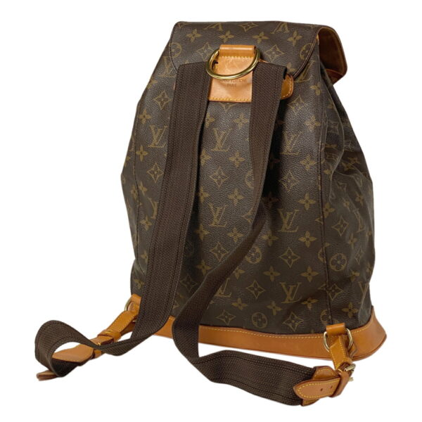 1000037530302 12 Louis Vuitton Montsouris GM Backpack Rucksack Monogram Brown