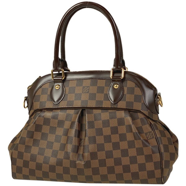 1000037545931 11 Louis Vuitton Trevi PM 2way Shoulder Bag Damier Brown