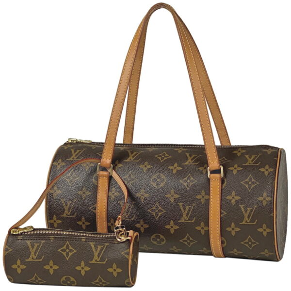 1000037994326 11 Louis Vuitton Papillon 30 Barrel Bag Monogram Brown