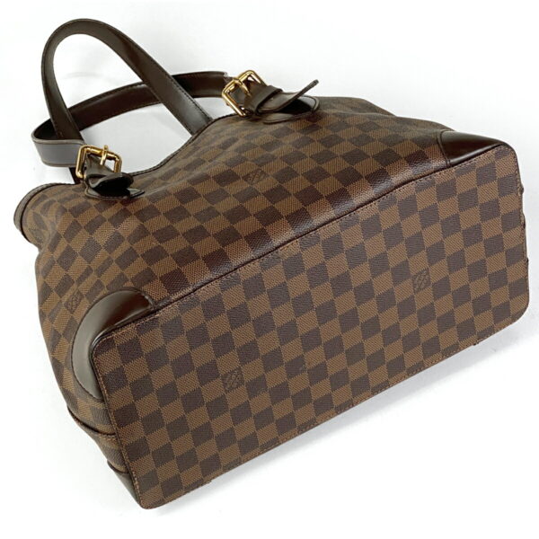 1000038034854 12 Louis Vuitton Hampstead MM Shoulder Tote Bag Damier Brown