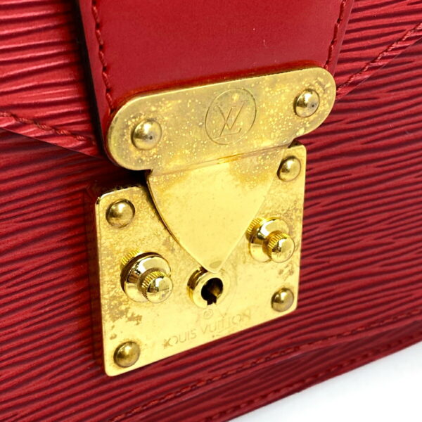 1000038322951 13 Louis Vuitton Monceau Handbag Epi Castilian Red