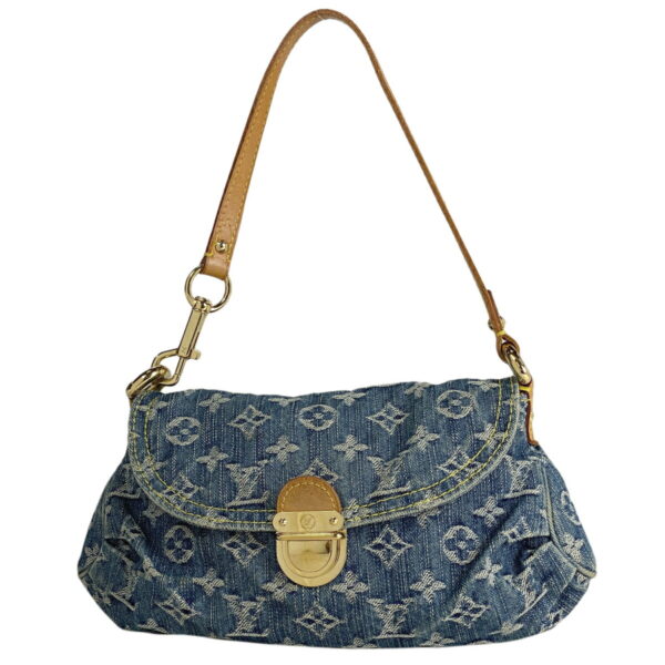 1000038733269 11 Louis Vuitton Mini Pleaty Shoulder Bag Monogram Denim Blue