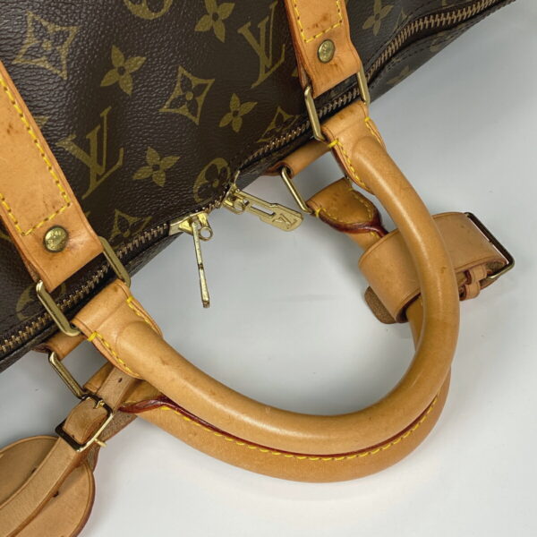 1000040613214 15 Louis Vuitton Keepall 50 Bag Monogram Brown