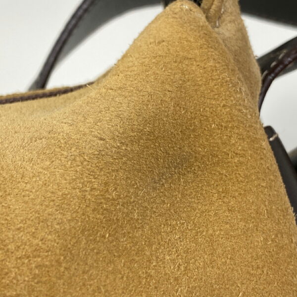 1000041909415 13 Loewe Anagram Shoulder Bag Suede Beige Brown