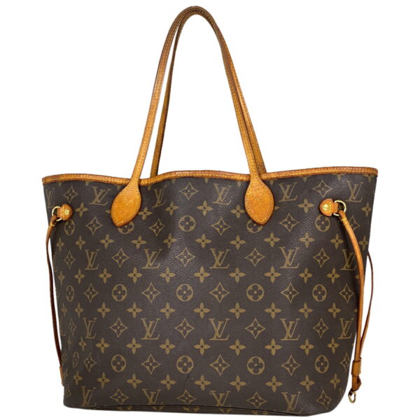 1000042835775 11 Louis Vuitton Neverfull MM Shopping Tote Bag Monogram Brown