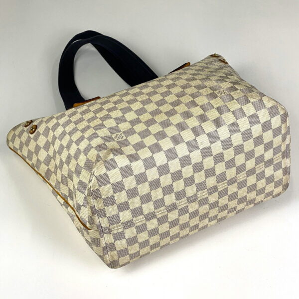 1000042837472 12 Louis Vuitton Plan Soleil Cabas PM Tote Bag Damier Azur White