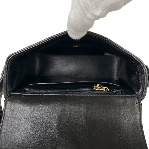 1000043681388 21 Chanel Cocomark Handbag Matelasse Leather Black