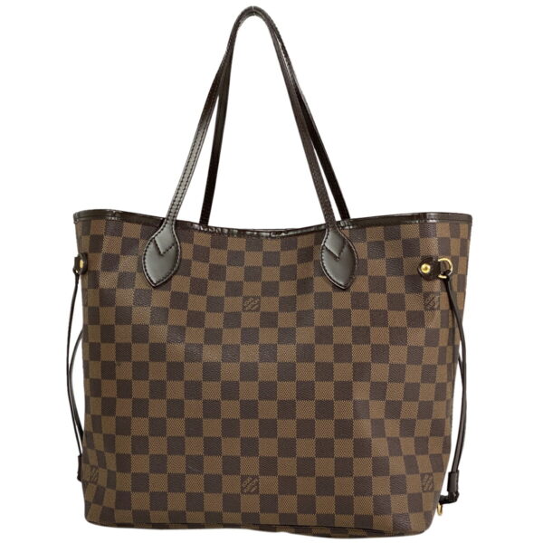 1000043754792 11 Louis Vuitton Neverfull MM Shopping Tote Bag Damier Brown