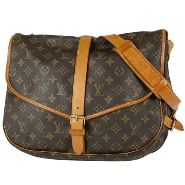 1000043758080 11 Louis Vuitton Saumur 35 Crossbody Shoulder Bag Monogram Brown