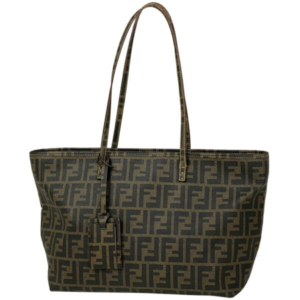 1000044223143 11 Fendi Zucca Pattern Tote Bag Canvas Brown