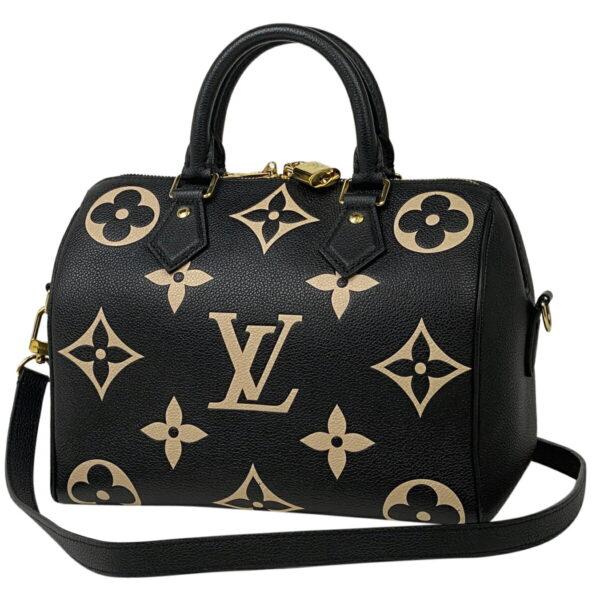 1000044929854 11 Louis Vuitton Speedy Bandouliere 25 2way Bag Empreinte Black