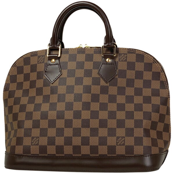 1000046209206 11 Louis Vuitton Alma Handbag Damier Brown