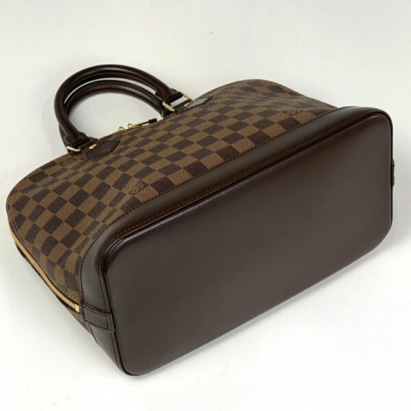 1000046209206 12 Louis Vuitton Alma Handbag Damier Brown