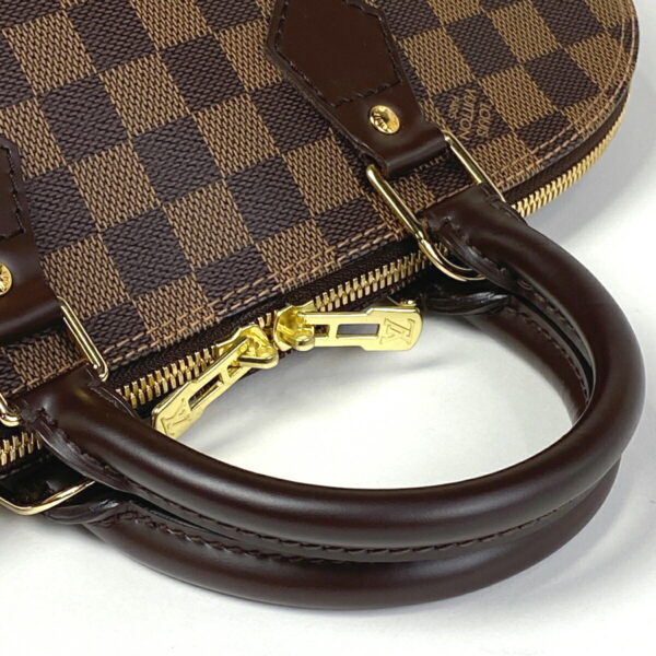 1000046209206 15 Louis Vuitton Alma Handbag Damier Brown