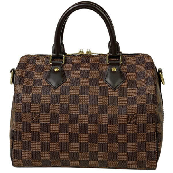 1000046351998 13 Louis Vuitton Speedy Bandouliere 25 2way Shoulder Bag Damier Brown