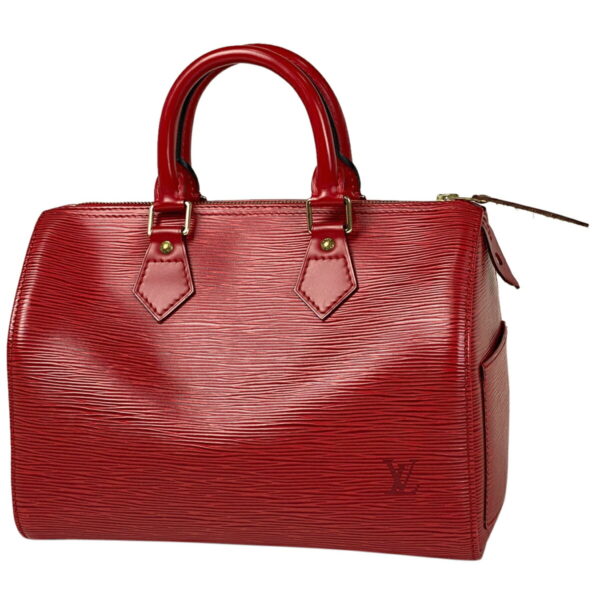 1000046656901 11 Louis Vuitton Speedy 25 Mini Bag Epi Castilian Red