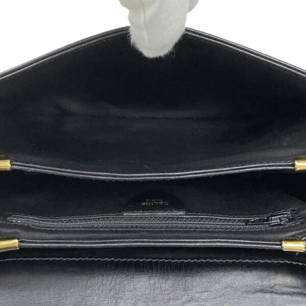 1000046665996 17 Celine Crossbody Macadam Pattern Leather Shoulder Bag Black