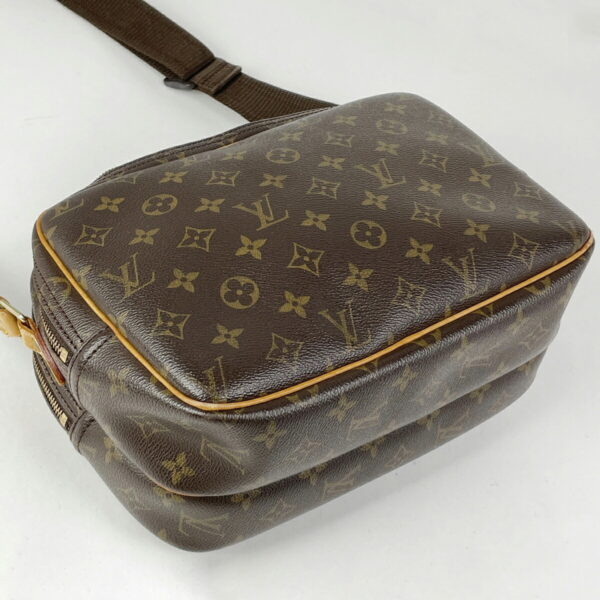 1000046671249 12 Louis Vuitton Reporter PM Crossbody Shoulder Bag Monogram Brown