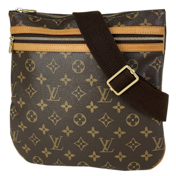 1000046715868 11 Louis Vuitton Pochette Bosfall Crossbody Shoulder Bag Monogram Brown