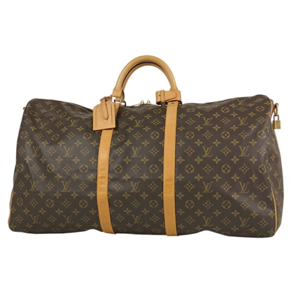 1000047220781 11 Louis Vuitton Keepall Bandouliere 60 Bag Monogram Brown