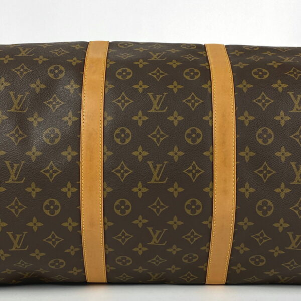 1000047220781 12 Louis Vuitton Keepall Bandouliere 60 Bag Monogram Brown