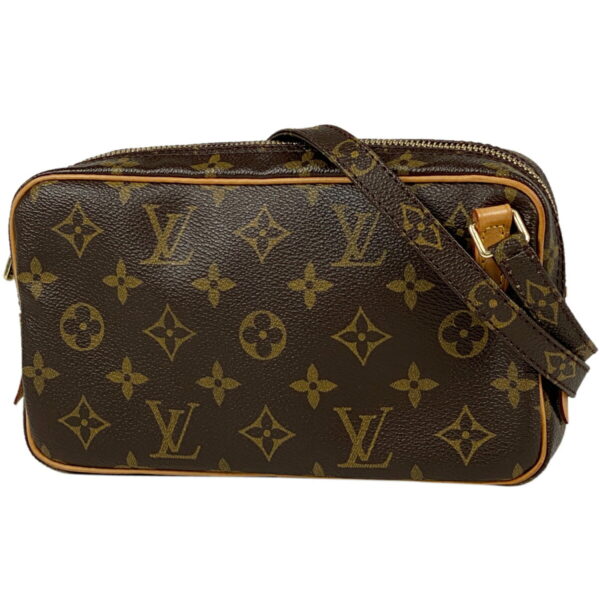 1000047713672 11 Louis Vuitton Pochette Marly Bandouliere Crossbody Shoulder Bag Monogram Brown