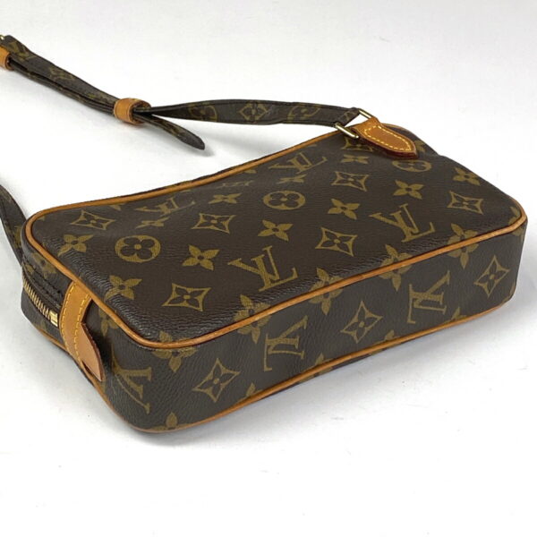 1000047807234 12 Louis Vuitton Pochette Marly Bandouliere Crossbody Shoulder Bag Monogram Brown