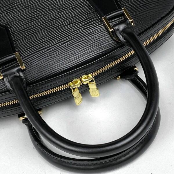 1000047888943 15 Louis Vuitton Jasmine Handbag Epi Noir