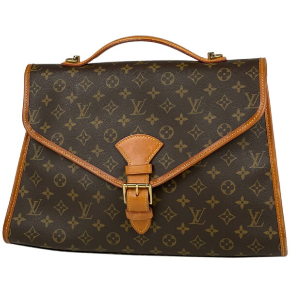 1000048126259 11 Louis Vuitton Beverly Business Handbag Monogram Brown