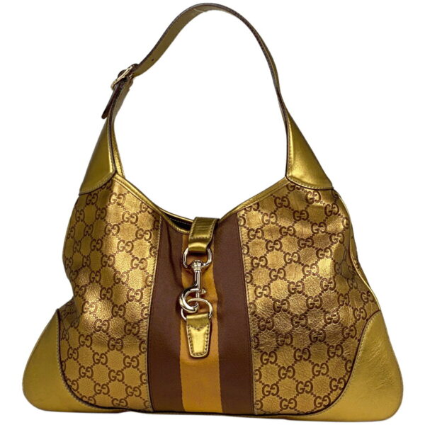 1000048186826 11 Gucci Guccisima Sherry Line Shoulder Bag GG Pattern Shima Leather