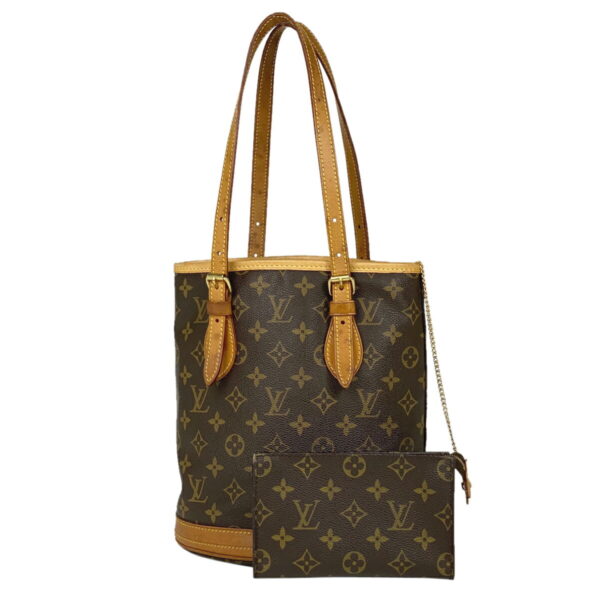 1000048328493 11 Louis Vuitton Bucket PM Shoulder Tote Bag Monogram Brown